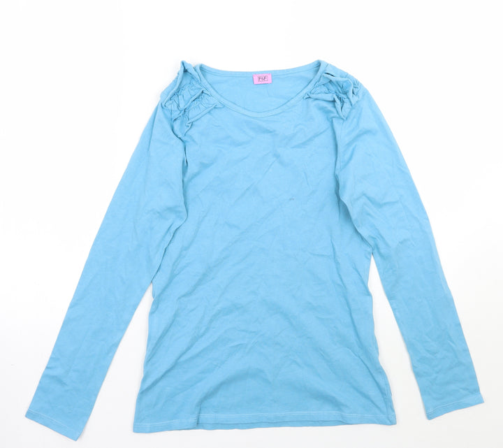 F&F Girls Blue   Basic T-Shirt Size 13 Years