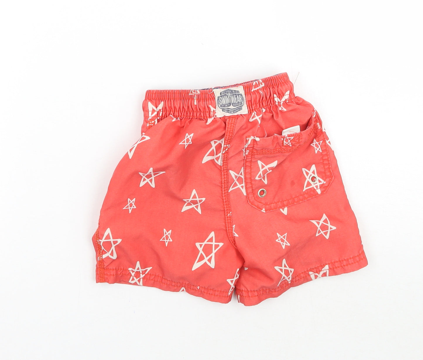 NEXT Baby Orange Geometric  Cropped Trousers Size 12-18 Months