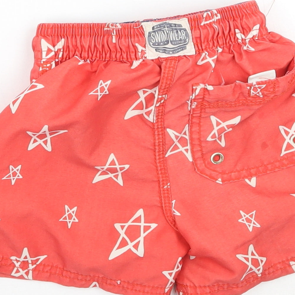 NEXT Baby Orange Geometric  Cropped Trousers Size 12-18 Months