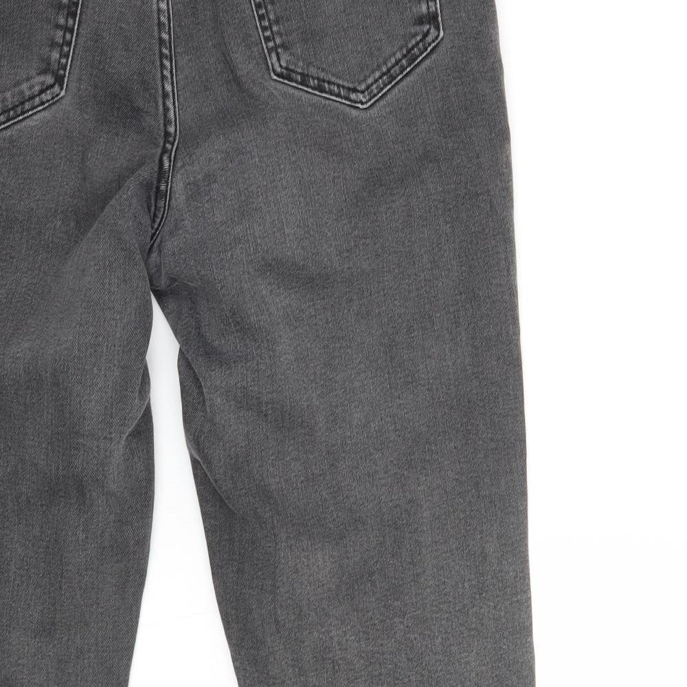 Marks and Spencer Womens Grey   Cropped Jeans Size 12 L25 in