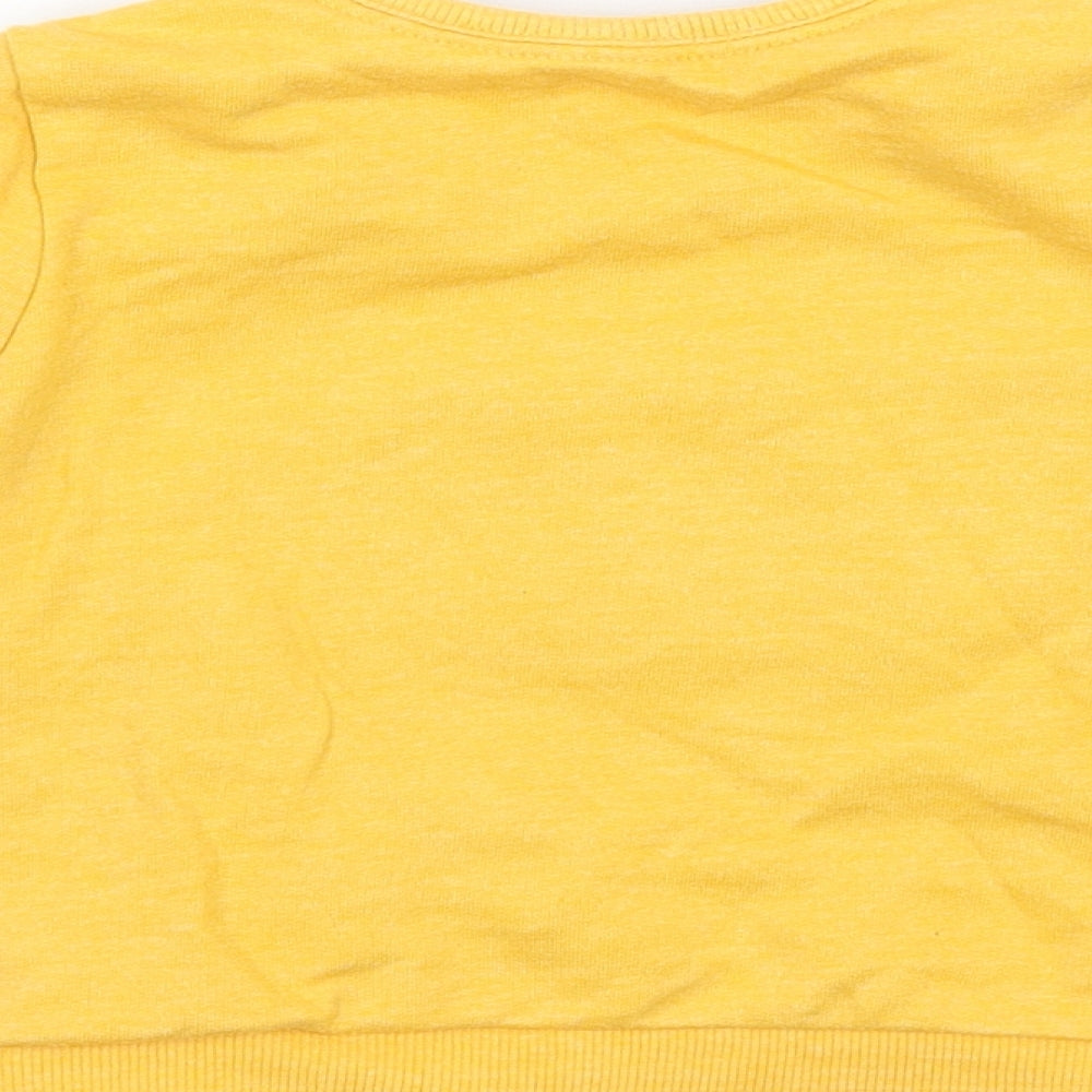 George Boys Yellow   Pullover Jumper Size 6-9 Months  - Batman