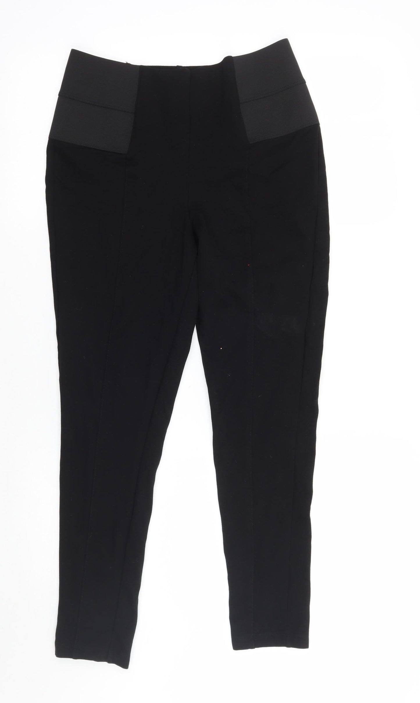 ESMARA Womens Black   Capri Leggings Size 16 L26 in