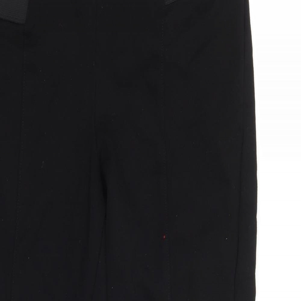 ESMARA Womens Black   Capri Leggings Size 16 L26 in