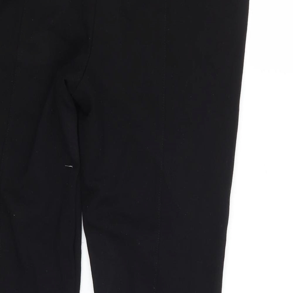 ESMARA Womens Black   Capri Leggings Size 16 L26 in
