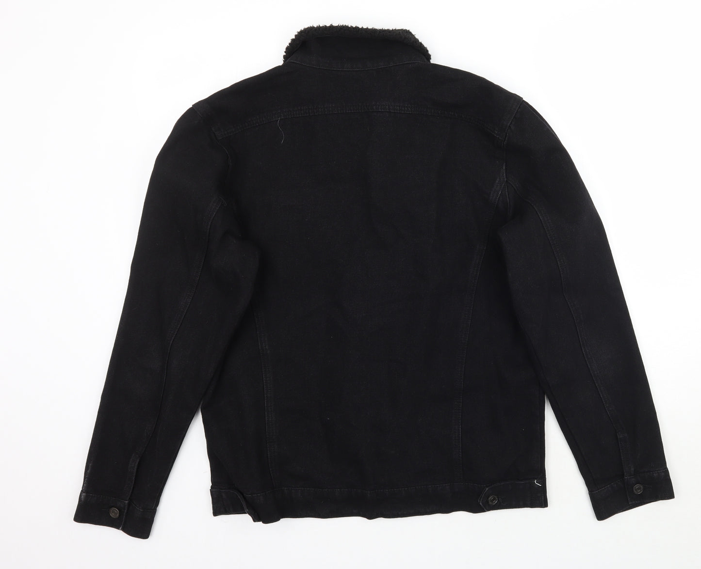 Boohoo man Mens Black   Jacket Coat Size L