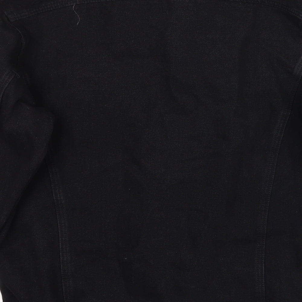 Boohoo man Mens Black   Jacket Coat Size L