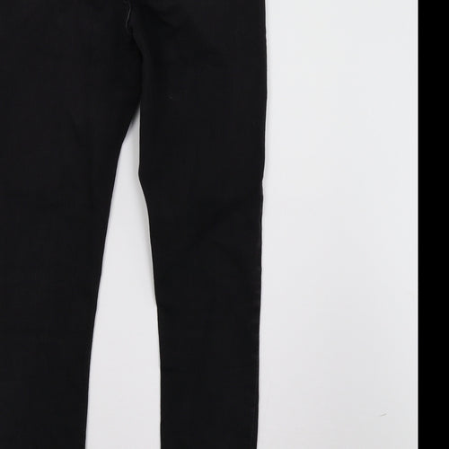 George Womens Black  Denim Skinny Jeans Size 10 L29 in