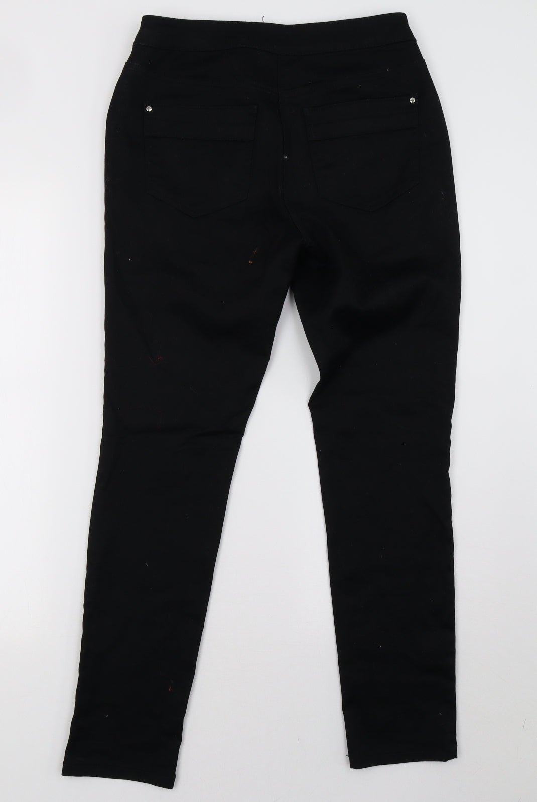Preworn Womens Black  Denim Skinny Jeans Size 10 L29 in