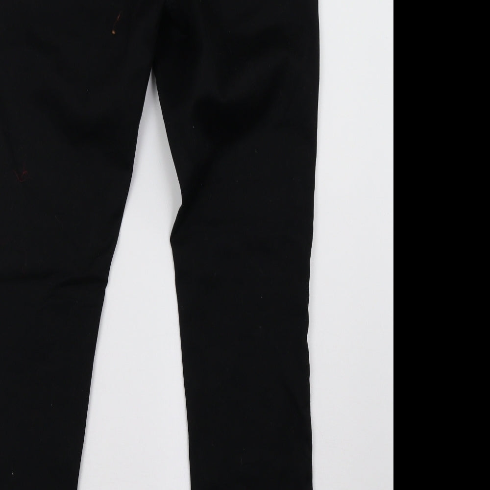 Preworn Womens Black  Denim Skinny Jeans Size 10 L29 in