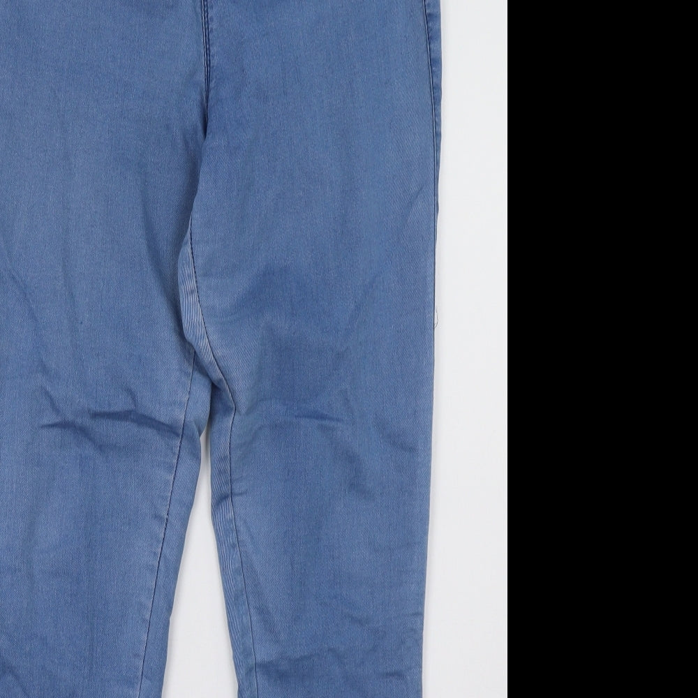 Primark Womens Blue  Denim Jegging Trousers Size 14 L32 in