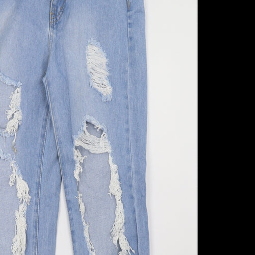 SheIn Womens Blue  Denim Mom Jeans Size S L29 in