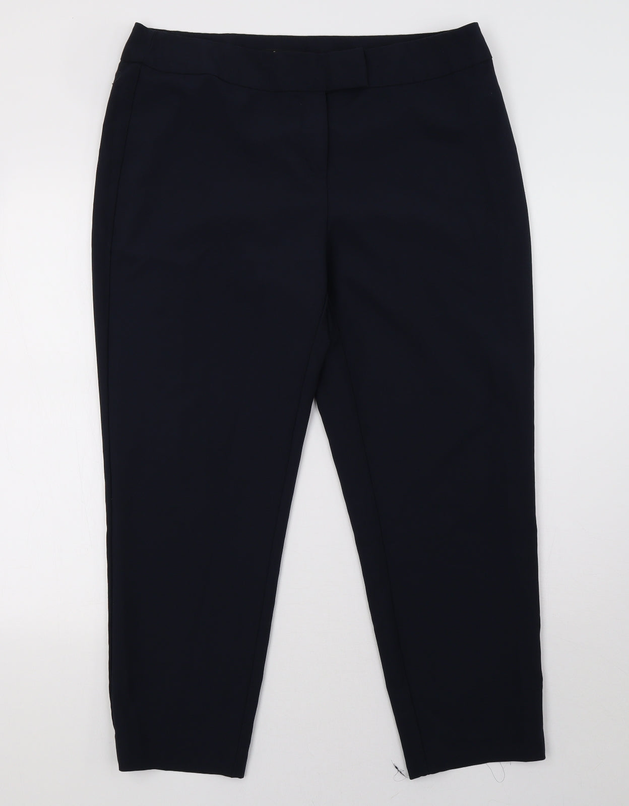 George Womens Blue   Cropped Trousers Size 16 L26 in