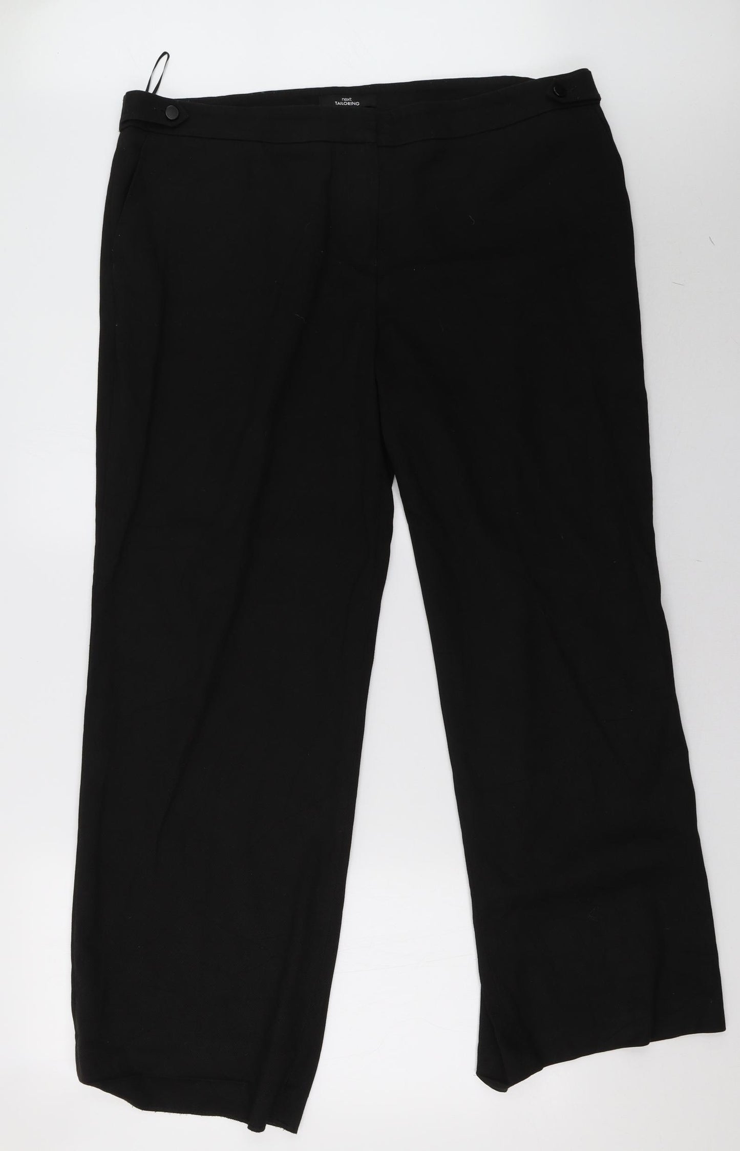 NEXT Womens Black   Trousers  Size 18 L32 in