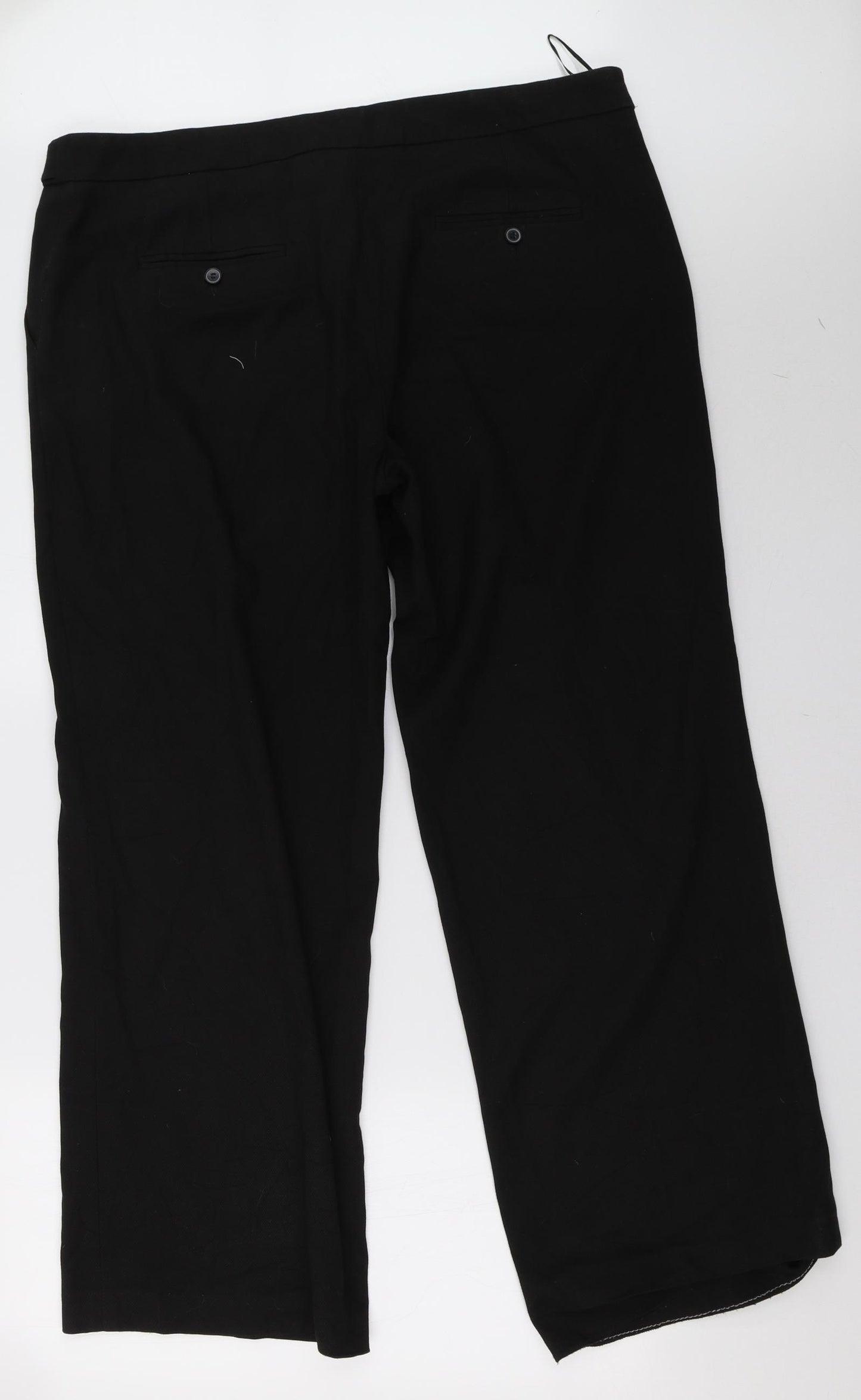NEXT Womens Black   Trousers  Size 18 L32 in