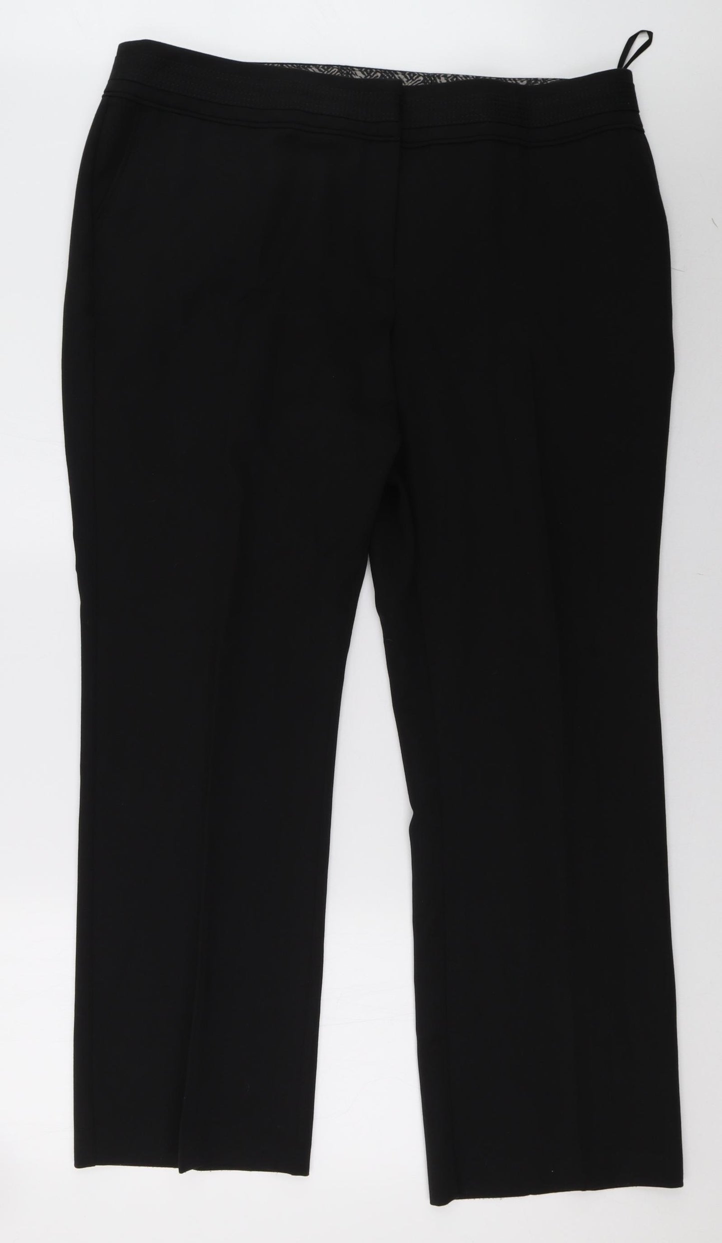 BM Womens Black   Trousers  Size 20 L32 in