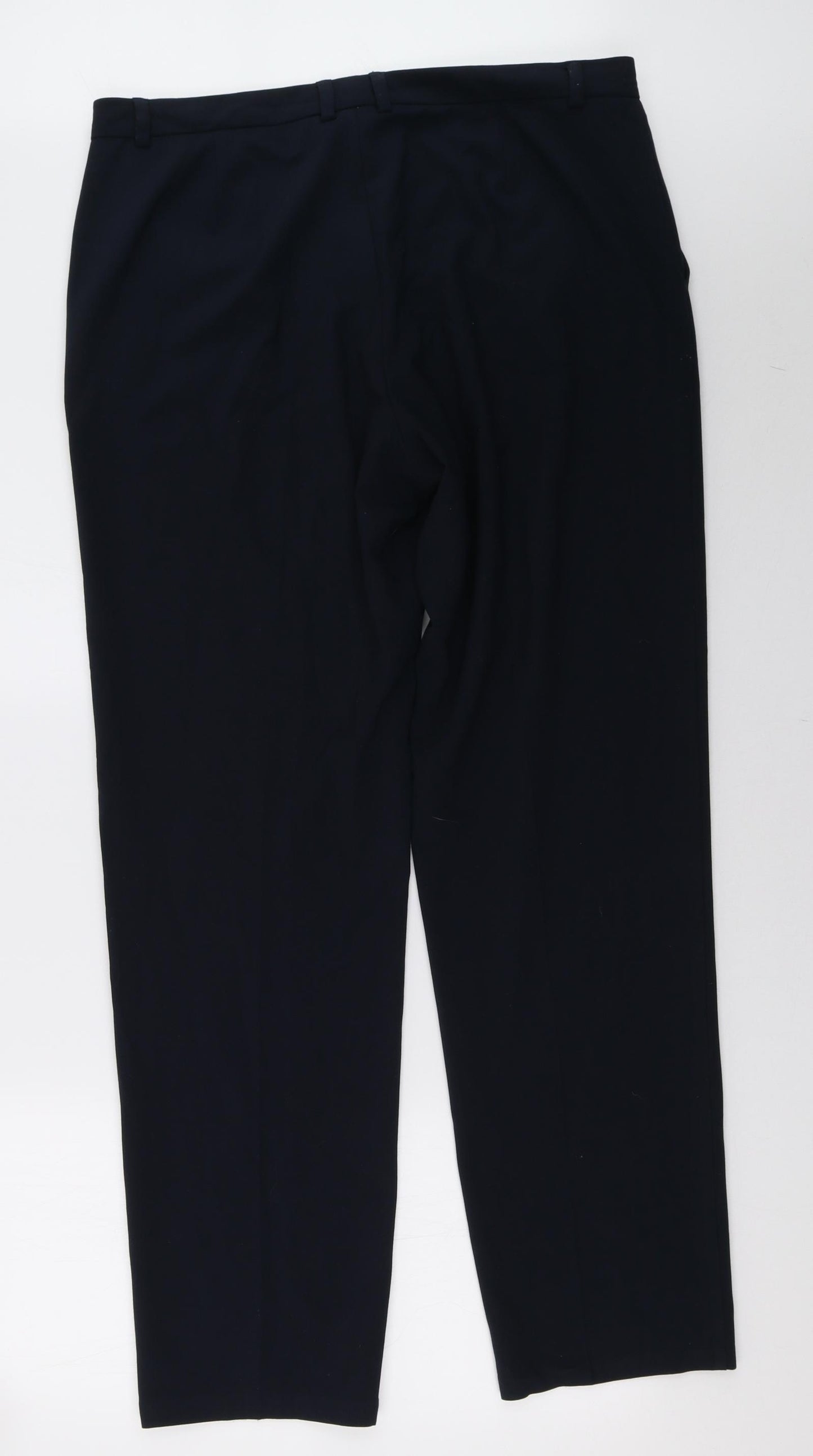 Marks and Spencer Womens Blue   Trousers  Size 16 L32 in