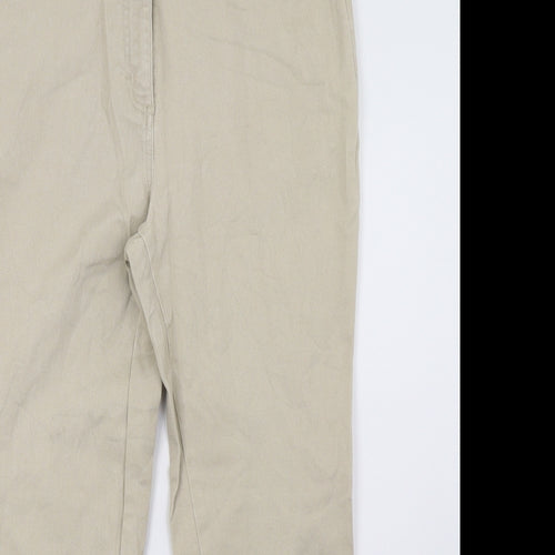 blue express Womens Beige   Trousers  Size 14 L29 in