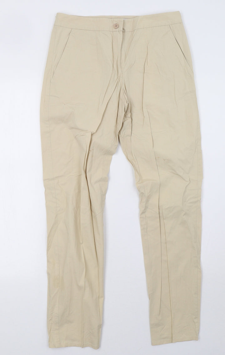 French Connection Womens Beige Trousers Size 8 L29 in