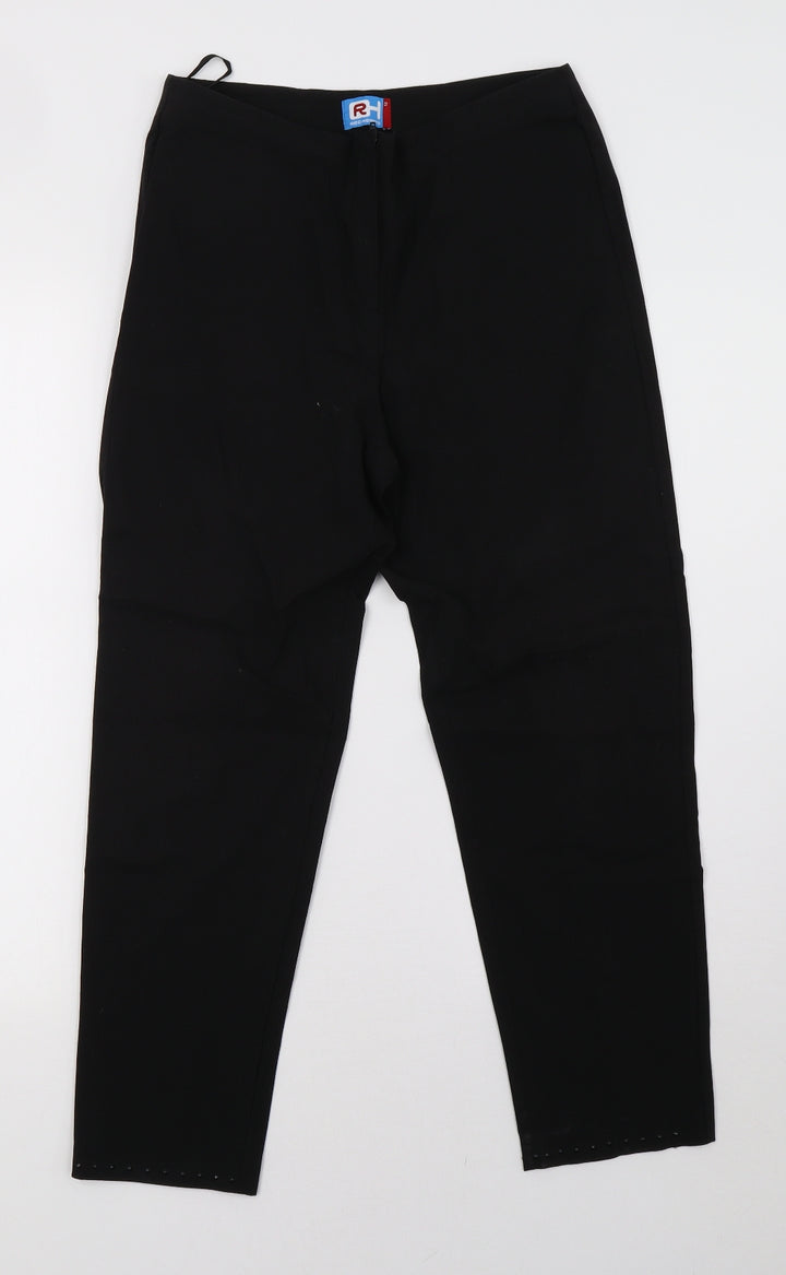 Debenhams Womens Black   Trousers  Size 12 L26 in