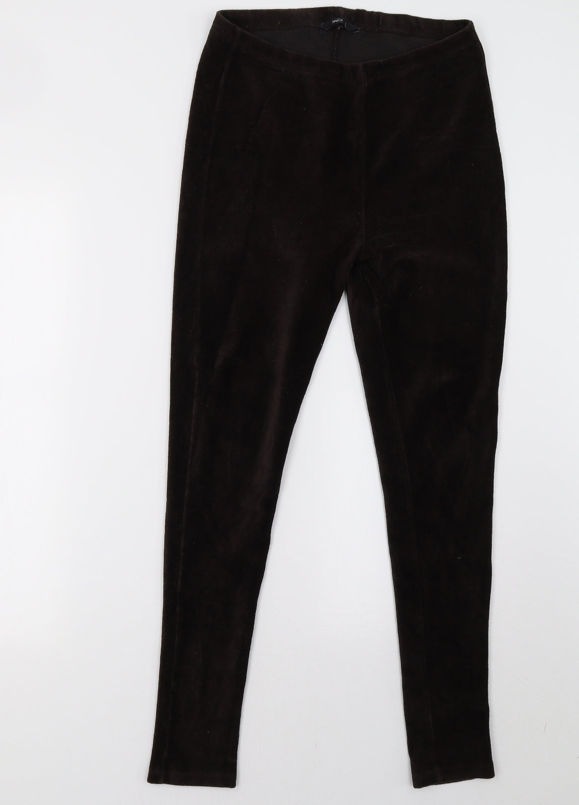 M&Co Womens Brown   Trousers  Size 12 L29 in