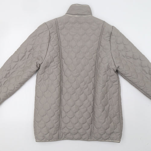 Gabriella Womens Grey   Puffer Jacket Coat Size 12