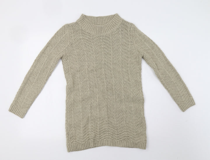 Matalan Womens Beige  Knit Pullover Sweatshirt Size S