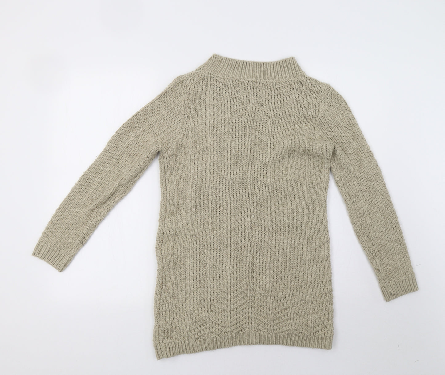 Matalan Womens Beige  Knit Pullover Sweatshirt Size S