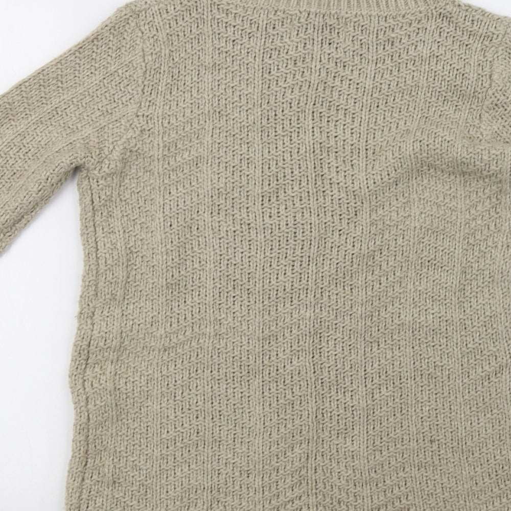 Matalan Womens Beige  Knit Pullover Sweatshirt Size S