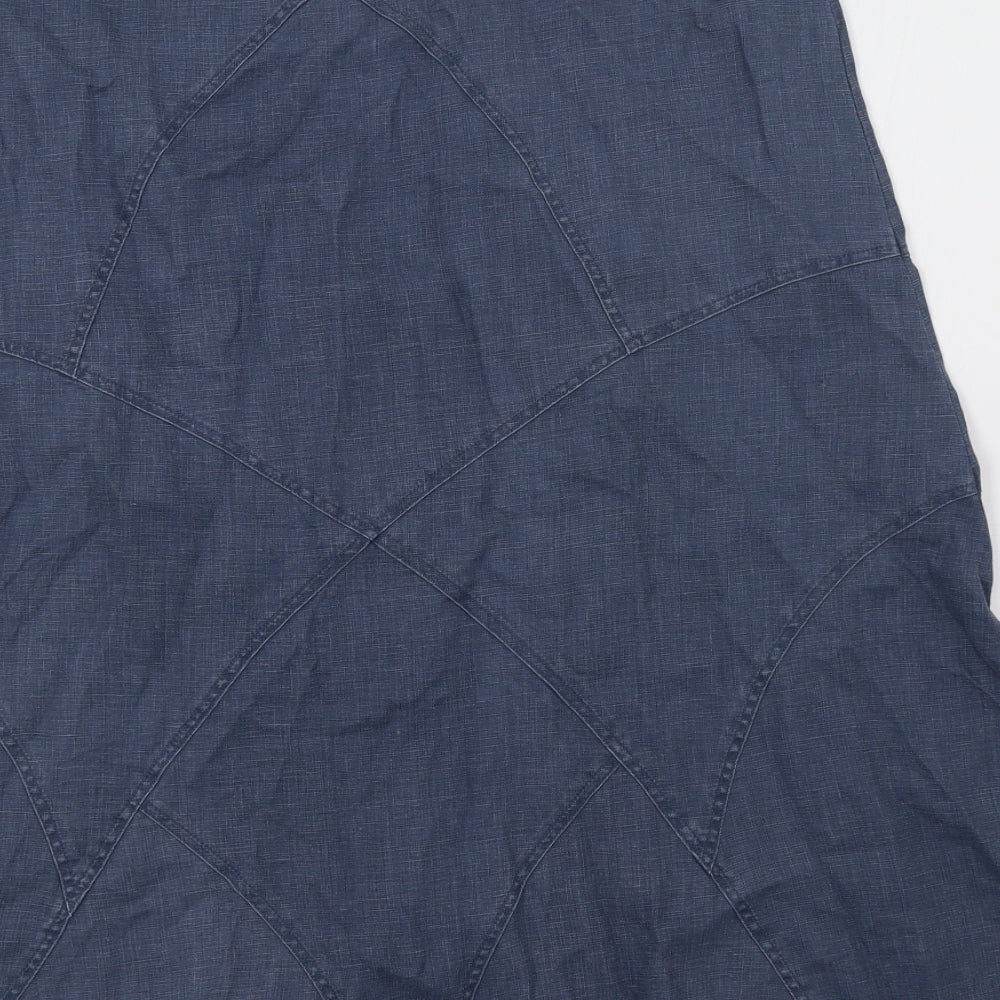 Monsoon Womens Blue   A-Line Skirt Size 14