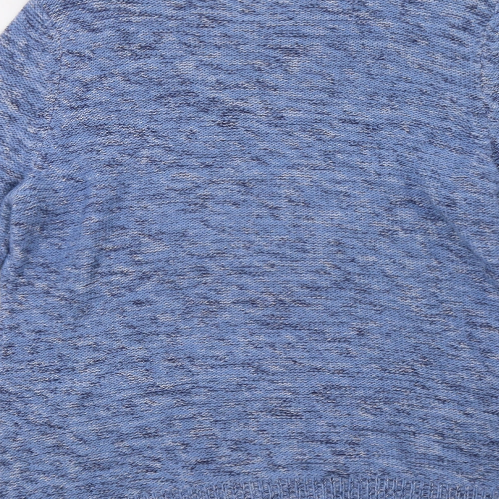 Preworn Womens Blue  Knit Pullover Sweatshirt Size 20