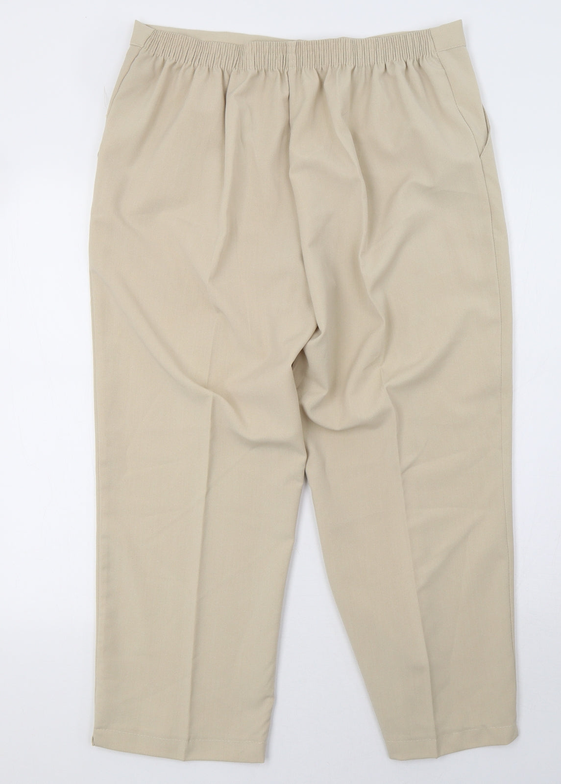 Preworn Womens Beige   Trousers  Size 20 L26 in