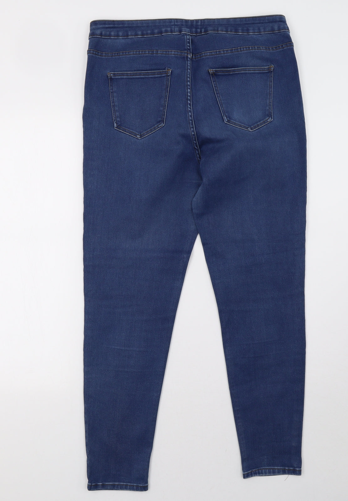 newlook Womens Blue  Denim Skinny Jeans Size 16 L32 in