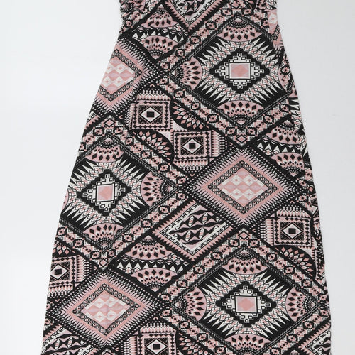 t.g Womens Pink Geometric  A-Line  Size 12