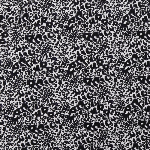 Sainsburys Womens White Animal Print  Basic T-Shirt Size 24
