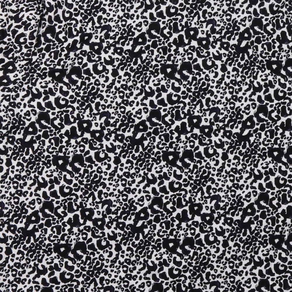 Sainsburys Womens White Animal Print  Basic T-Shirt Size 24
