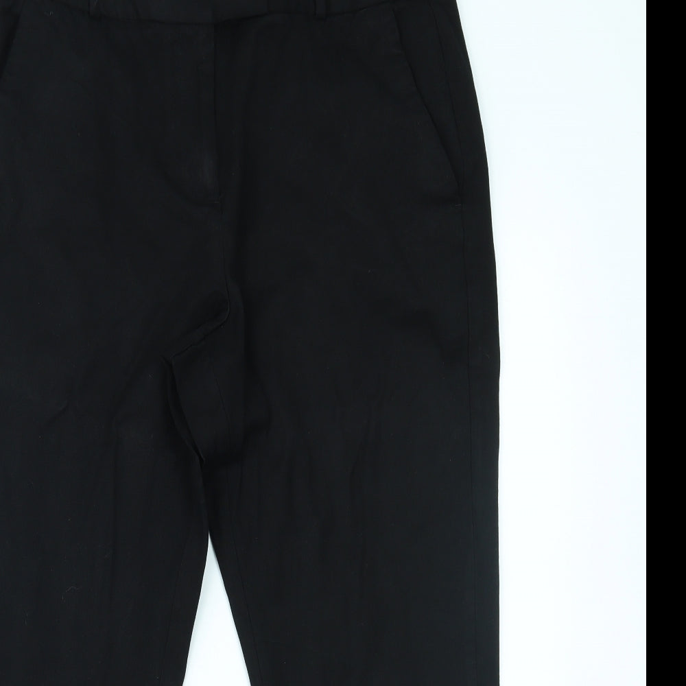 Marks and Spencer Womens Black   Trousers  Size 18 L24 in