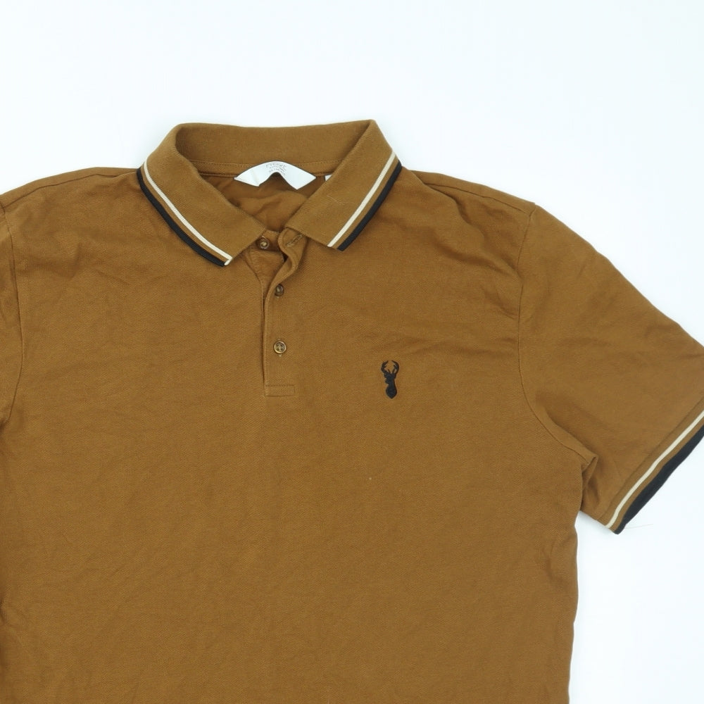NEXT Mens Brown    Polo Size M