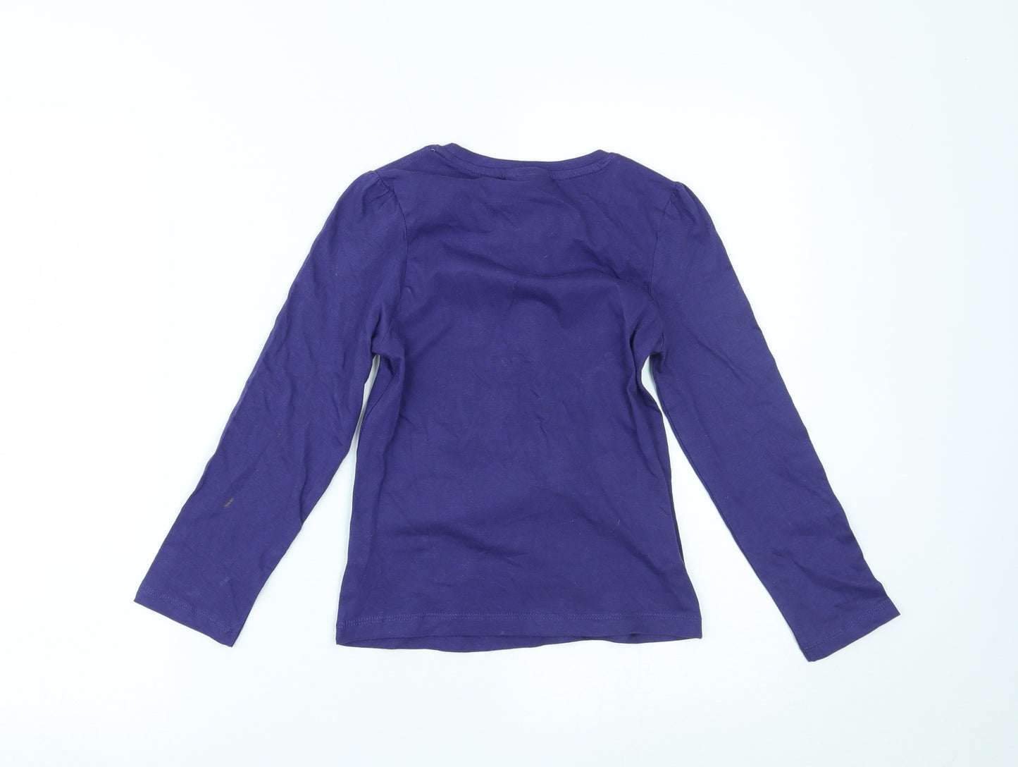 Star Wars Girls Purple   Top Pyjama Top Size 8 Years  - Star wars