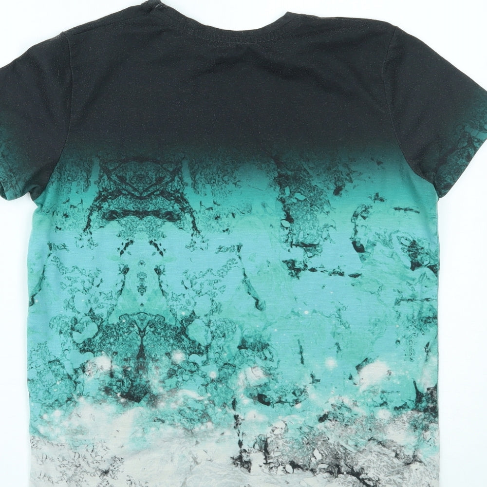 Primark Boys Green   Pullover T-Shirt Size 10-11 Years