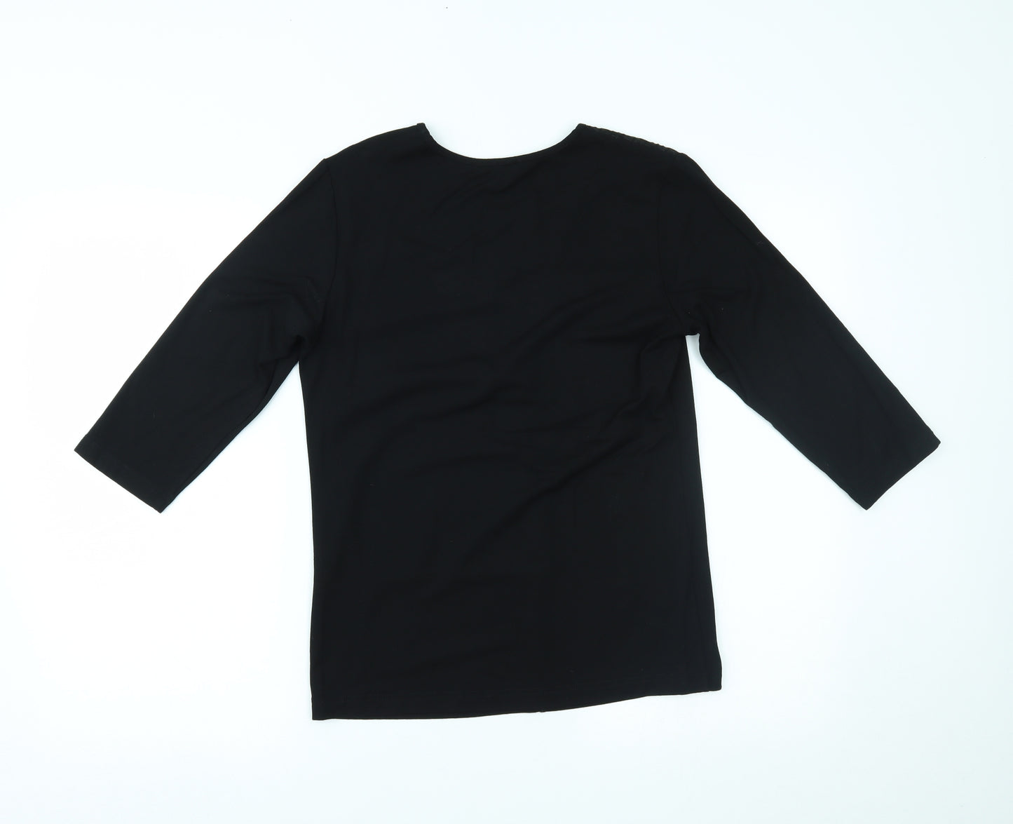 Brandtex Womens Black   Basic Blouse Size S
