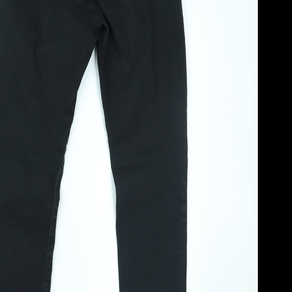 Marks and Spencer Womens Black  Denim Skinny Jeans Size 10 L27 in