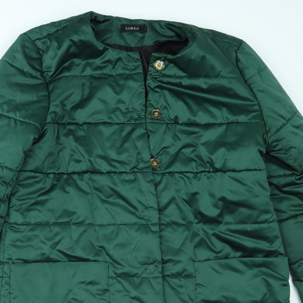 lakbi Womens Green   Quilted Coat Size 16