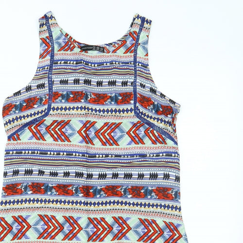 Primark Womens Multicoloured Geometric  Shift  Size 8