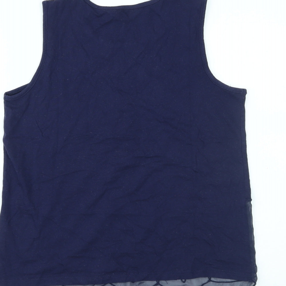 Dorothy Perkins Womens Blue   Camisole Tank Size 8