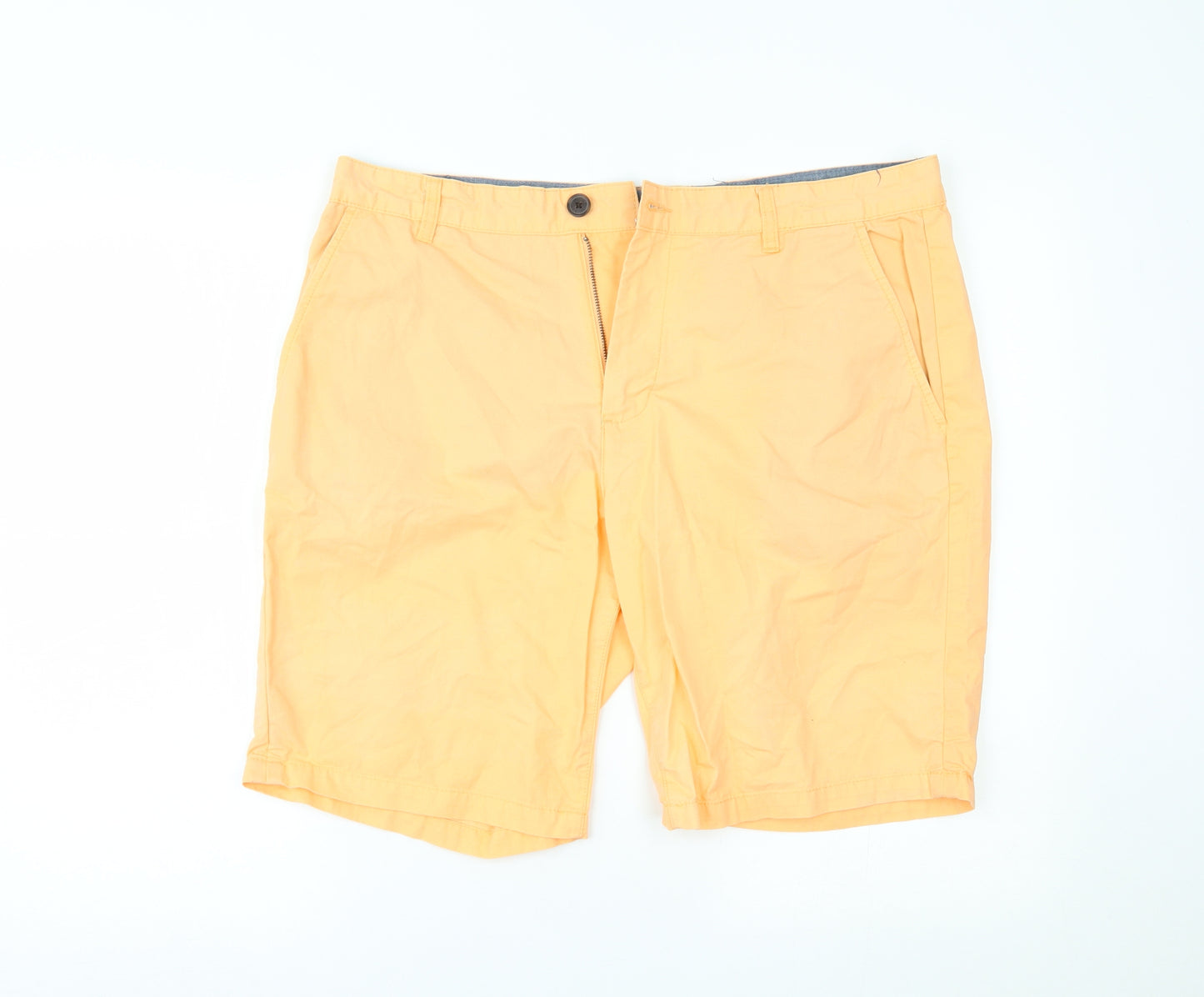 Matalan Mens Orange   Chino Shorts Size 36