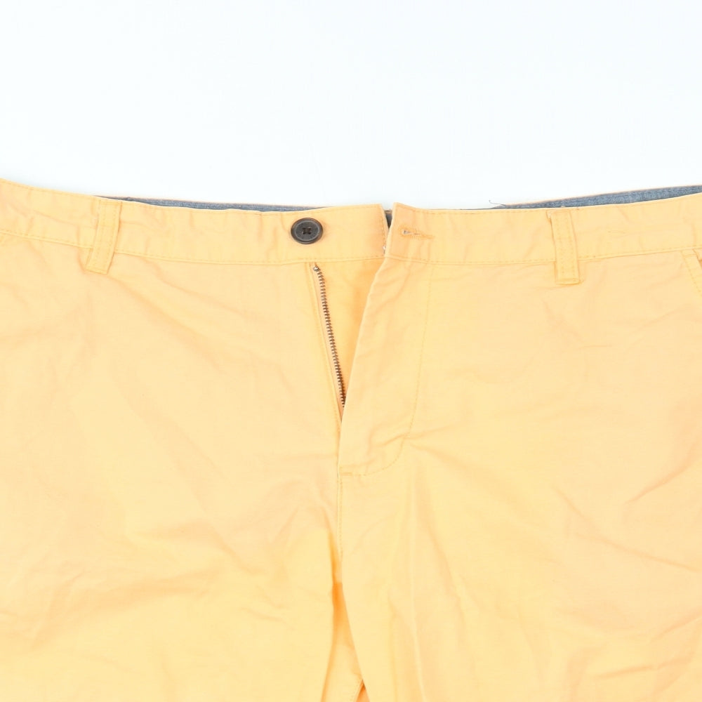 Matalan Mens Orange   Chino Shorts Size 36