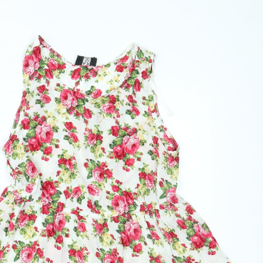 AX Paris Womens Multicoloured Floral  Camisole Blouse Size 14