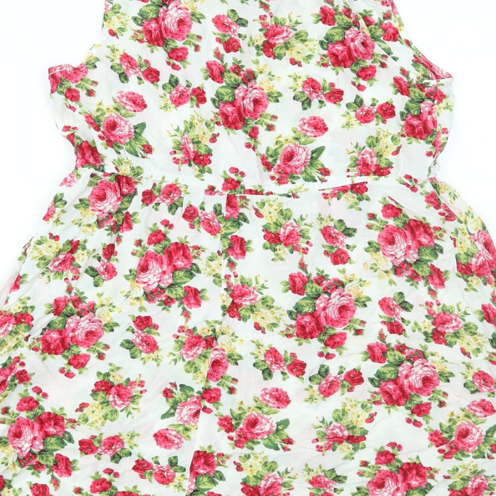 AX Paris Womens Multicoloured Floral  Camisole Blouse Size 14