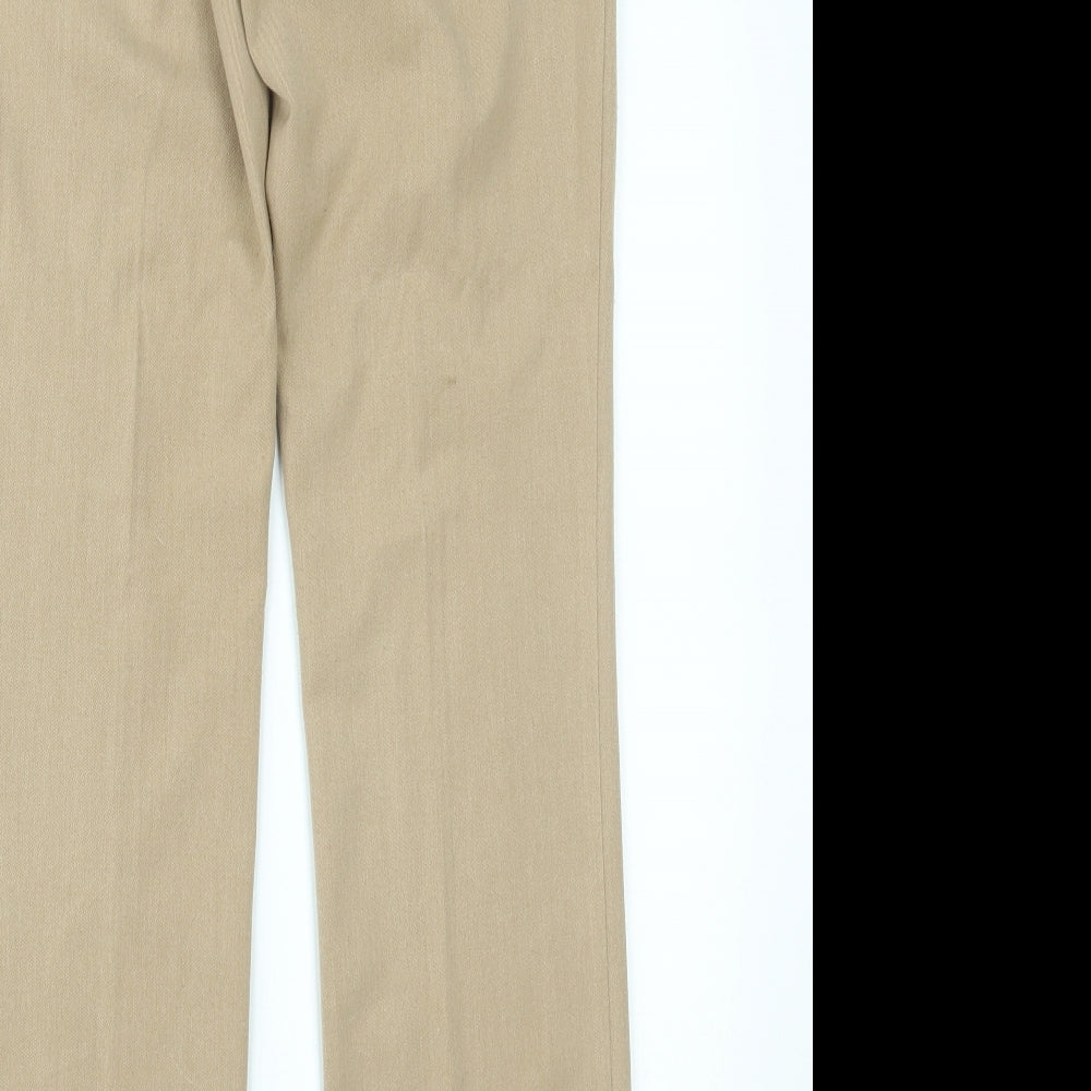 Marks and Spencer Womens Beige   Trousers  Size 8 L30 in
