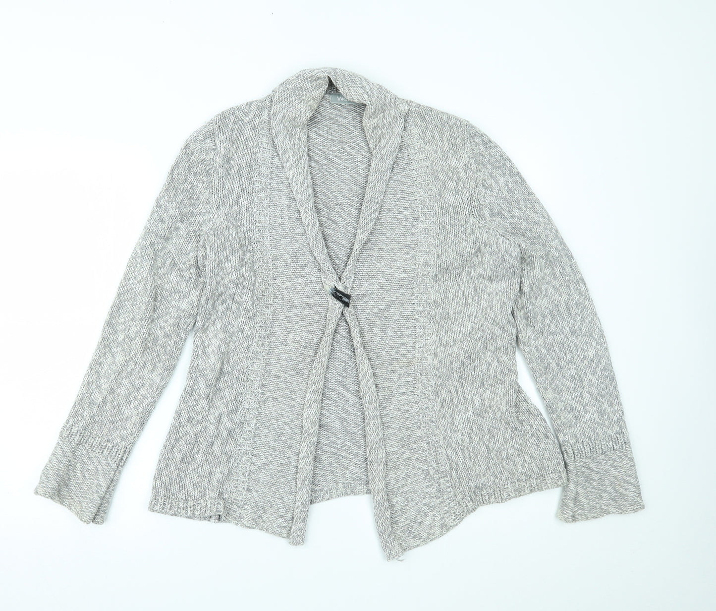 Wallis Womens Grey   Cardigan Jumper Size M